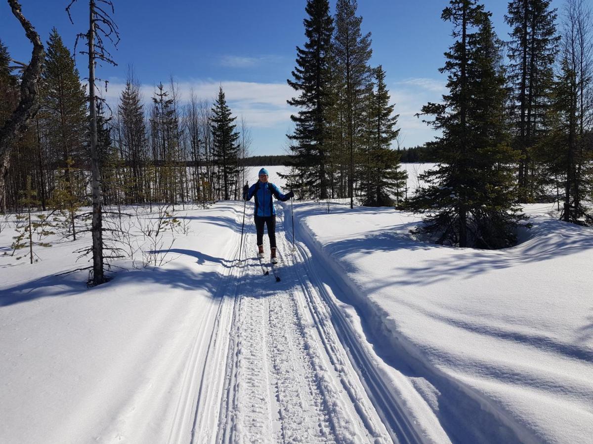 Huvila Eraemaajaerven Rannalla Taivalkoskella Jokijarvi  Ngoại thất bức ảnh